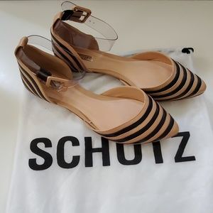 SCHUTZ True Mestico Light Flat D'orsay Shoes